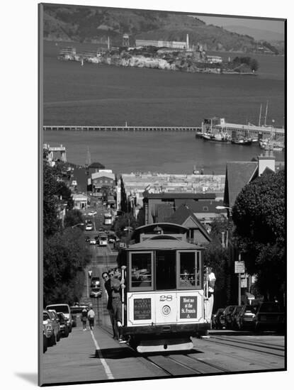 Tram, Hyde St, San Francisco, California, USA-Walter Bibikow-Mounted Photographic Print