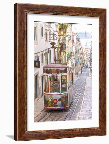 Tram in Lisbon, Portugal-null-Framed Photographic Print