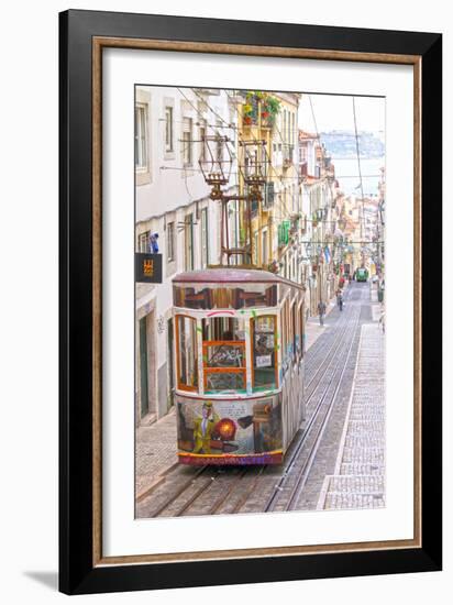 Tram in Lisbon, Portugal-null-Framed Photographic Print