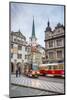 Tram in Mala Strana (Little Quarter), Prague, Czech Republic-Jon Arnold-Mounted Photographic Print
