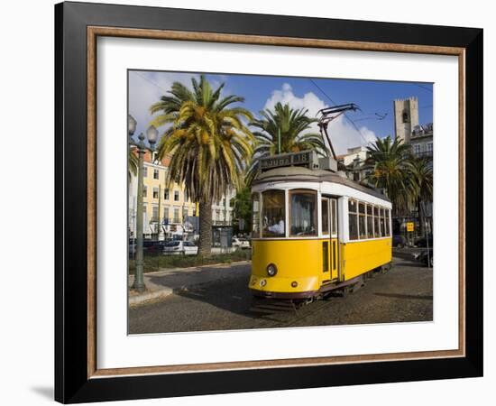 Tram in the Alfama District, Lisbon, Portugal, Europe-Richard Cummins-Framed Photographic Print