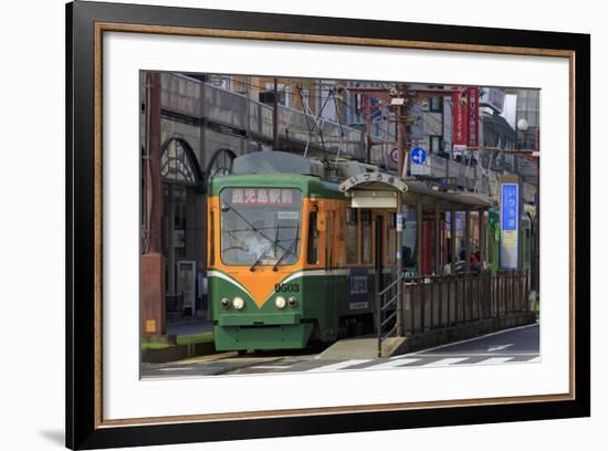 Tram, Izuro Street, Kagoshima City, Kyushu Island, Japan, Asia-Richard Cummins-Framed Photographic Print