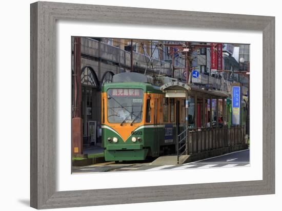 Tram, Izuro Street, Kagoshima City, Kyushu Island, Japan, Asia-Richard Cummins-Framed Photographic Print