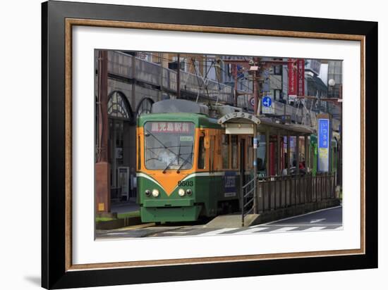 Tram, Izuro Street, Kagoshima City, Kyushu Island, Japan, Asia-Richard Cummins-Framed Photographic Print