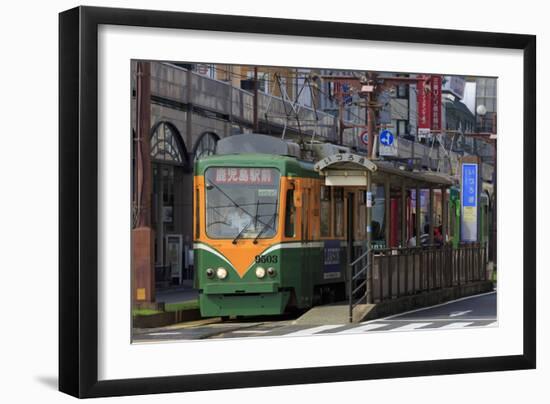 Tram, Izuro Street, Kagoshima City, Kyushu Island, Japan, Asia-Richard Cummins-Framed Photographic Print