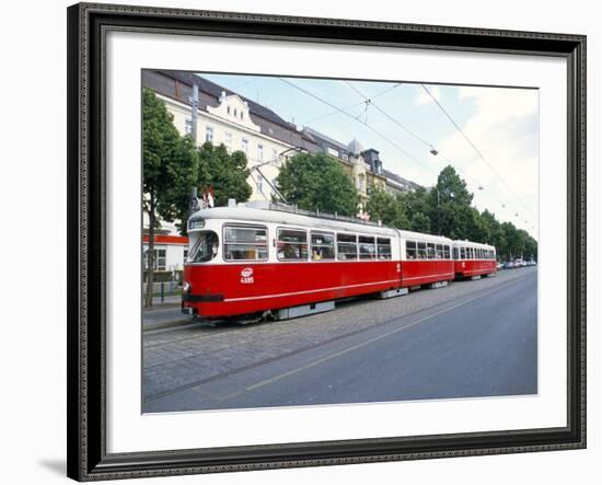 Tram, Leopoldstadt, Vienna, Austria-Richard Nebesky-Framed Photographic Print