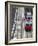 Tram Passing Along Des Voeux Road Central, Central, Hong Kong, China-Ian Trower-Framed Photographic Print