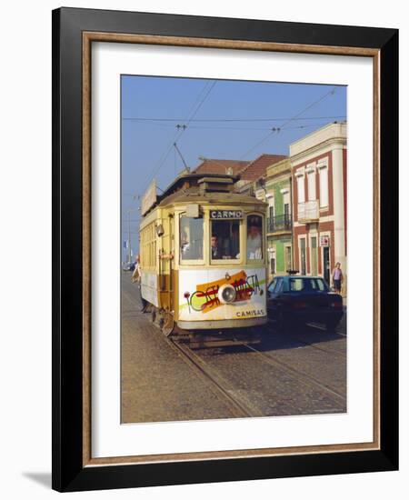 Tram, Porto, Portugal-Fraser Hall-Framed Photographic Print