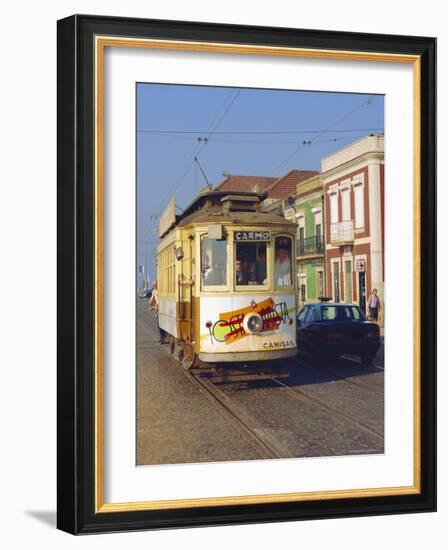 Tram, Porto, Portugal-Fraser Hall-Framed Photographic Print