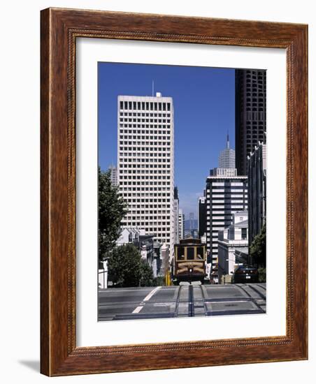 Tram, San Francisco, USA-Neil Farrin-Framed Photographic Print