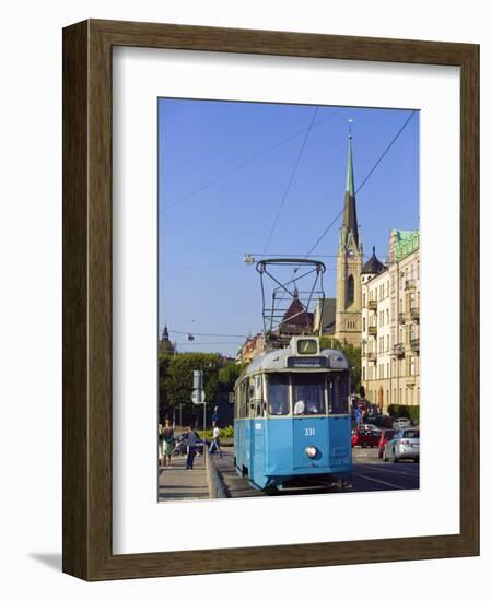 Tram, Stockholm, Sweden-Russell Young-Framed Photographic Print