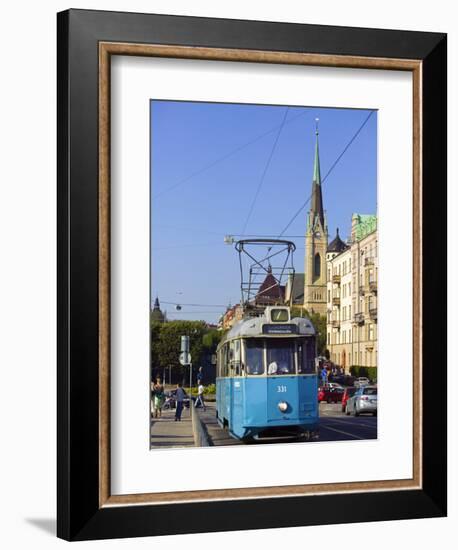 Tram, Stockholm, Sweden-Russell Young-Framed Photographic Print