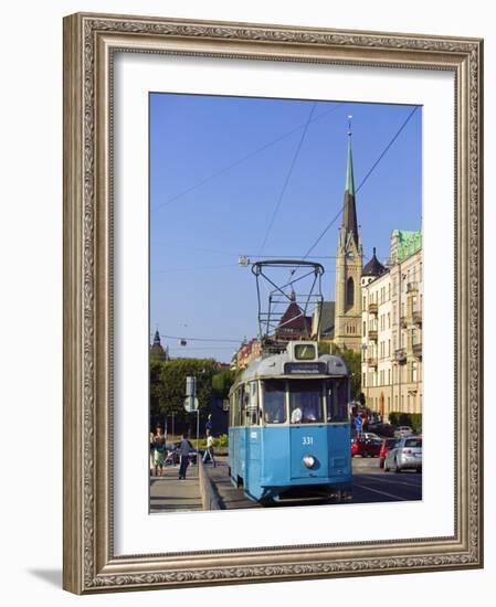 Tram, Stockholm, Sweden-Russell Young-Framed Photographic Print