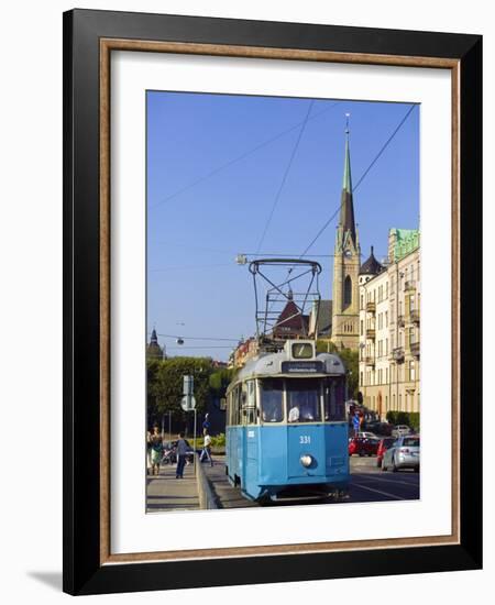 Tram, Stockholm, Sweden-Russell Young-Framed Photographic Print