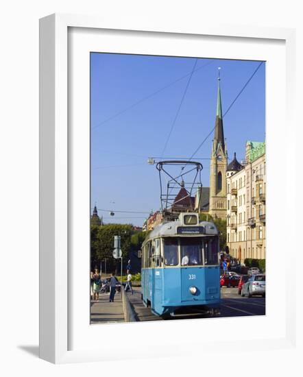Tram, Stockholm, Sweden-Russell Young-Framed Photographic Print