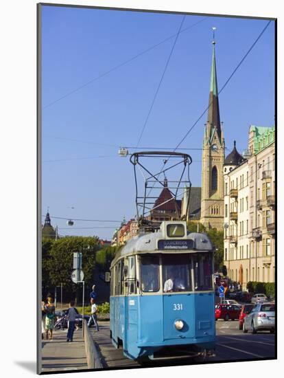 Tram, Stockholm, Sweden-Russell Young-Mounted Photographic Print