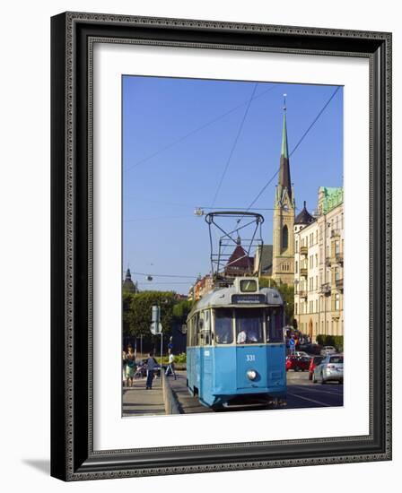 Tram, Stockholm, Sweden-Russell Young-Framed Photographic Print