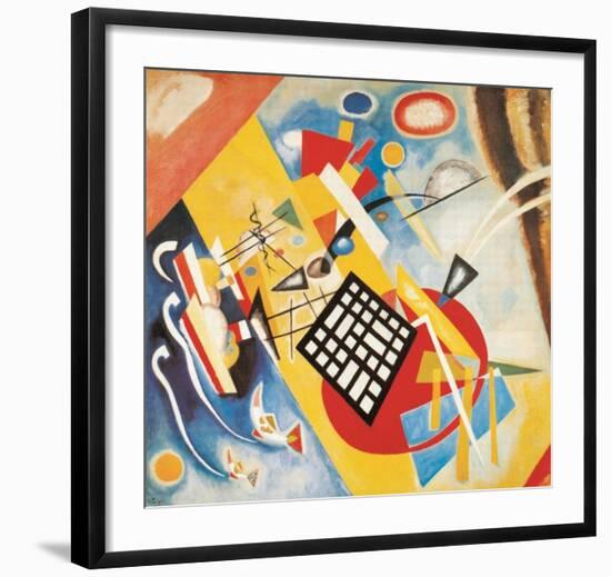 Trame Noire, c.1922-Wassily Kandinsky-Framed Art Print