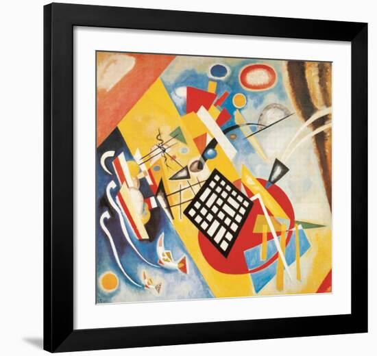 Trame Noire, c.1922-Wassily Kandinsky-Framed Art Print