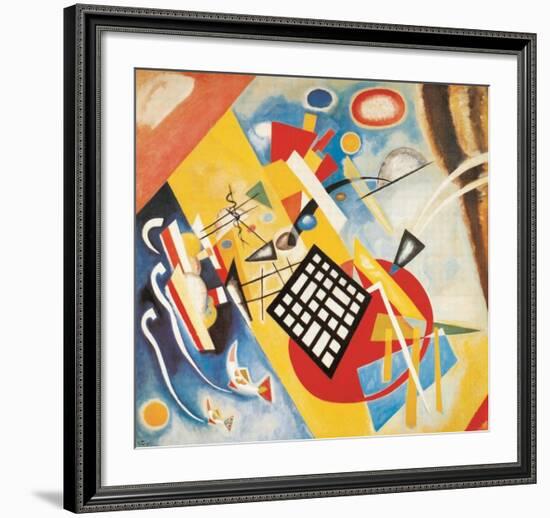 Trame Noire, c.1922-Wassily Kandinsky-Framed Art Print