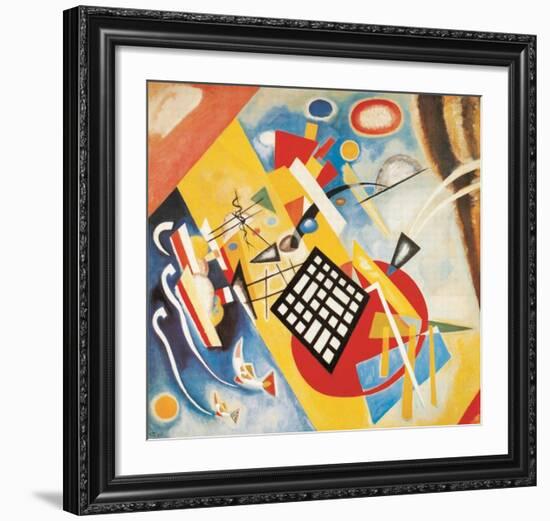 Trame Noire, c.1922-Wassily Kandinsky-Framed Art Print