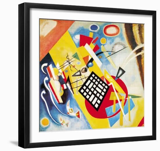 Trame Noire, c.1922-Wassily Kandinsky-Framed Art Print