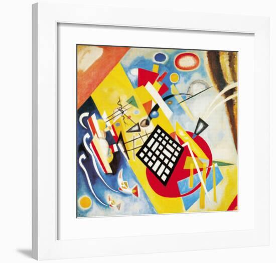 Trame Noire, c.1922-Wassily Kandinsky-Framed Art Print