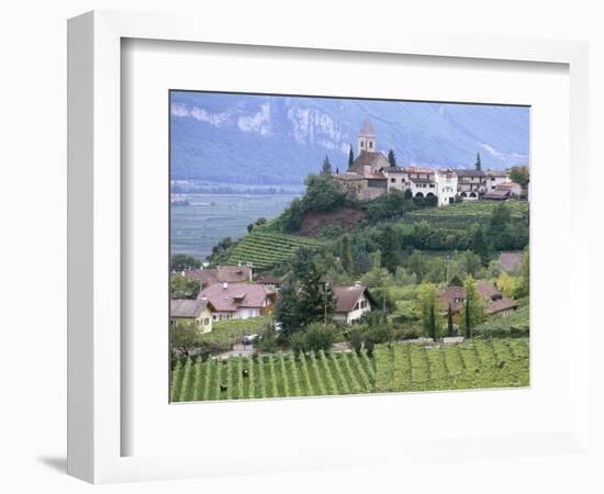 Traminer, the Town That Gave Its Name to Gewurztraminer Wine, Bolzano, Alto Adige, Italy-Michael Newton-Framed Photographic Print