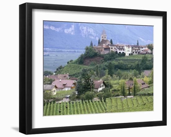 Traminer, the Town That Gave Its Name to Gewurztraminer Wine, Bolzano, Alto Adige, Italy-Michael Newton-Framed Photographic Print