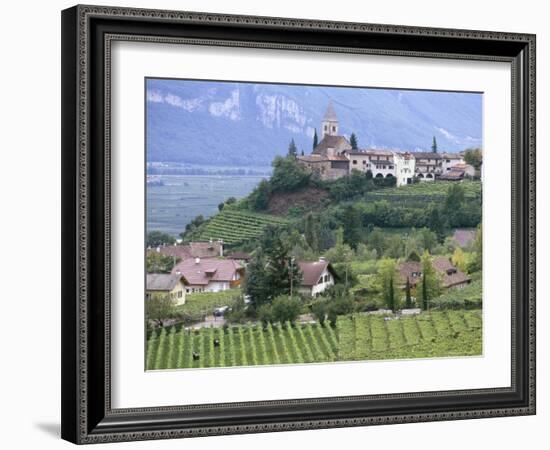 Traminer, the Town That Gave Its Name to Gewurztraminer Wine, Bolzano, Alto Adige, Italy-Michael Newton-Framed Photographic Print