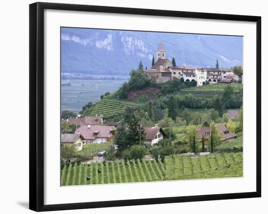 Traminer, the Town That Gave Its Name to Gewurztraminer Wine, Bolzano, Alto Adige, Italy-Michael Newton-Framed Photographic Print