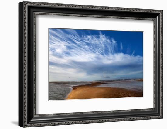 Tramore Strand and Town from the Dunes, Tramore, County Waterford, Ireland-null-Framed Photographic Print