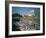 Trams Running Close to a Cafe on G Dimitrov Street in Sofia, Bulgaria, Europe-Richardson Rolf-Framed Photographic Print