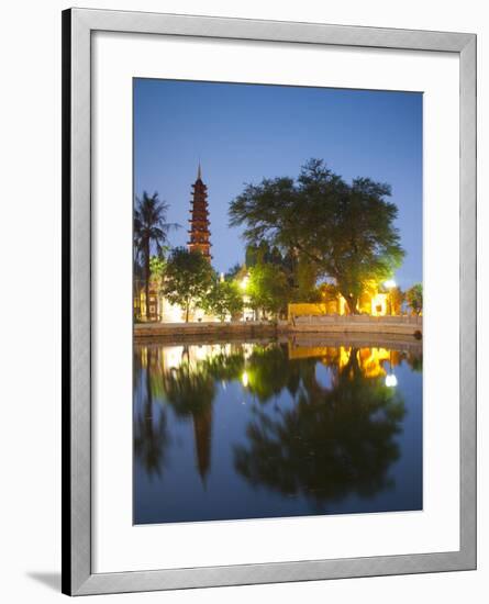 Tran Quoc Pagoda, West Lake (Ho Tay), Hanoi, Vietnam-Jon Arnold-Framed Photographic Print
