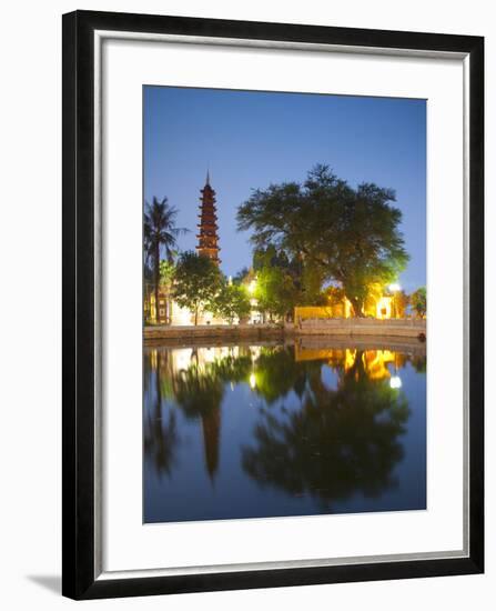 Tran Quoc Pagoda, West Lake (Ho Tay), Hanoi, Vietnam-Jon Arnold-Framed Photographic Print