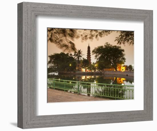 Tran Quoc Pagoda, West Lake (Ho Tay), Hanoi, Vietnam-Jon Arnold-Framed Photographic Print