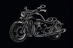 Bike Harley-Trankvilizator-Stretched Canvas