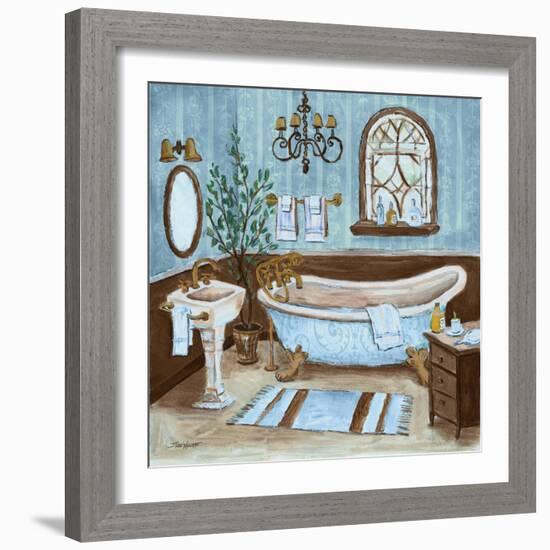 Tranquil Bath II-Todd Williams-Framed Art Print