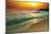 Tranquil Beach Sunset-Lilun-Mounted Photographic Print