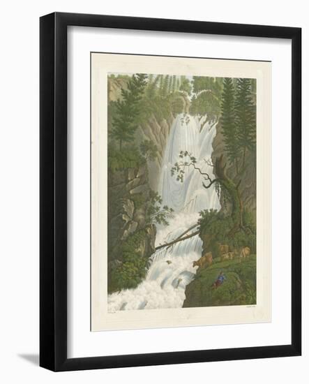 Tranquil Cascade I-MELLING-Framed Art Print