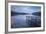 Tranquil Derwent Water at Dusk, Lake District, Cumbria, England. Autumn (October)-Adam Burton-Framed Photographic Print