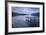 Tranquil Derwent Water at Dusk, Lake District, Cumbria, England. Autumn (October)-Adam Burton-Framed Photographic Print