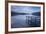 Tranquil Derwent Water at Dusk, Lake District, Cumbria, England. Autumn (October)-Adam Burton-Framed Photographic Print