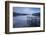 Tranquil Derwent Water at Dusk, Lake District, Cumbria, England. Autumn (October)-Adam Burton-Framed Photographic Print