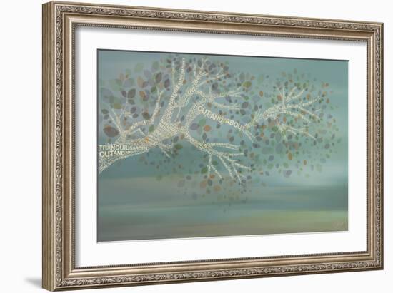 Tranquil Garden-Dominique Vari-Framed Art Print