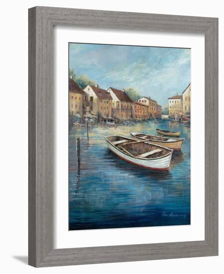 Tranquil Harbor I-Ruane Manning-Framed Art Print