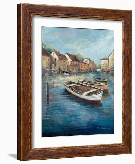 Tranquil Harbor I-Ruane Manning-Framed Art Print