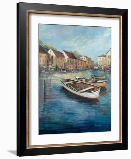 Tranquil Harbor I-Ruane Manning-Framed Art Print