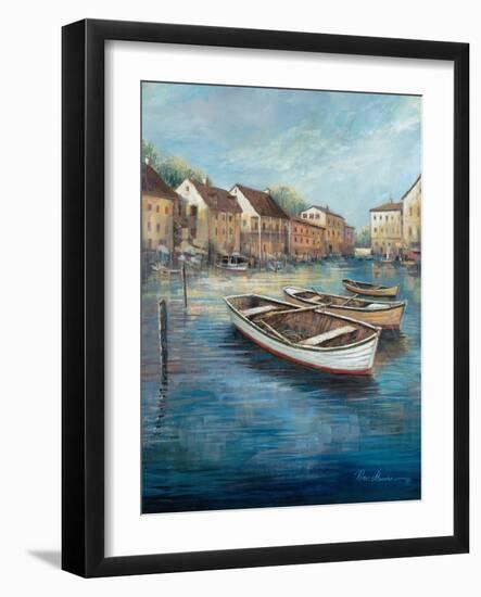 Tranquil Harbor I-Ruane Manning-Framed Art Print