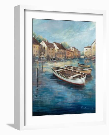 Tranquil Harbor I-Ruane Manning-Framed Art Print